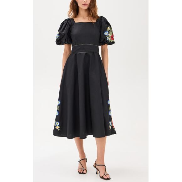 Fanm Mon Maude Dress in Black Small NWT - Picture 6 of 10